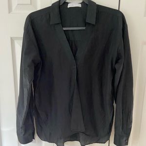 Cotton Silk statement blouse